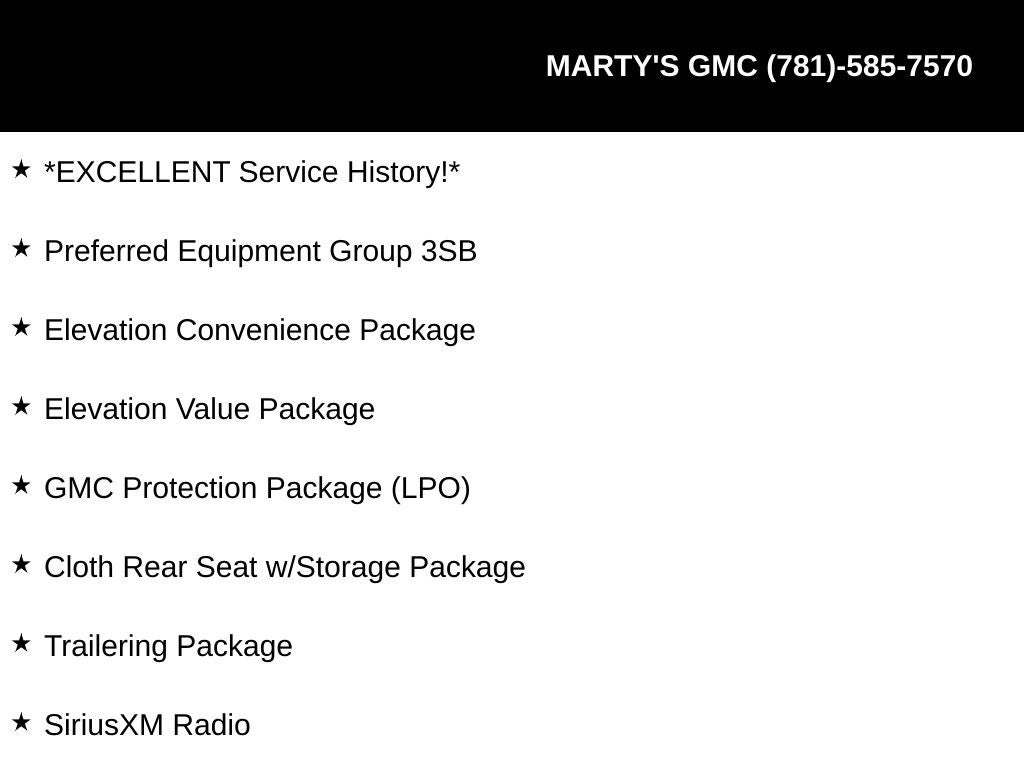 2021 GMC Sierra 1500 Elevation