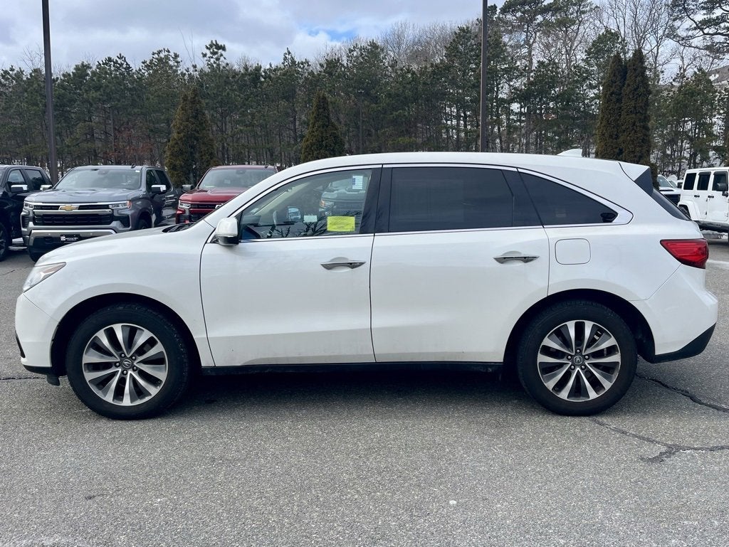Used 2016 Acura MDX Technology Package with VIN 5FRYD4H4XGB050646 for sale in Kingston, MA