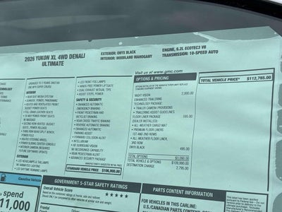 2026 GMC Yukon XL Denali Ultimate