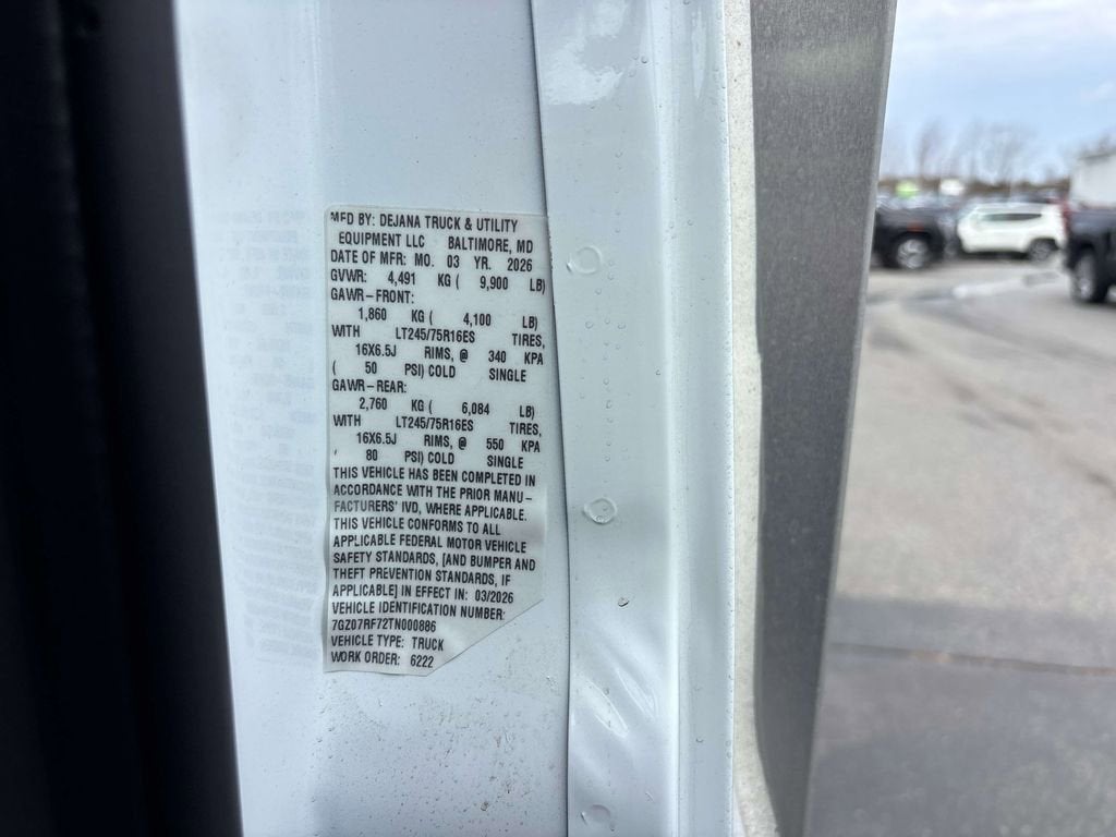 2026 GMC Savana Cutaway 3500 1WT